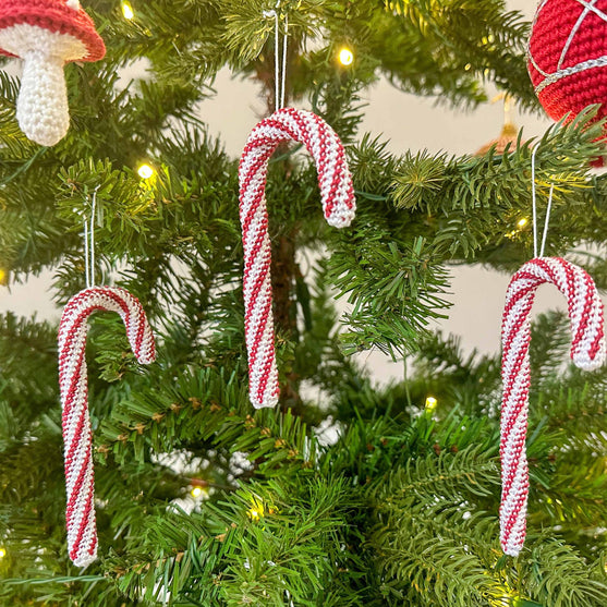 Les cannes en sucre - Décoration de Noël
2