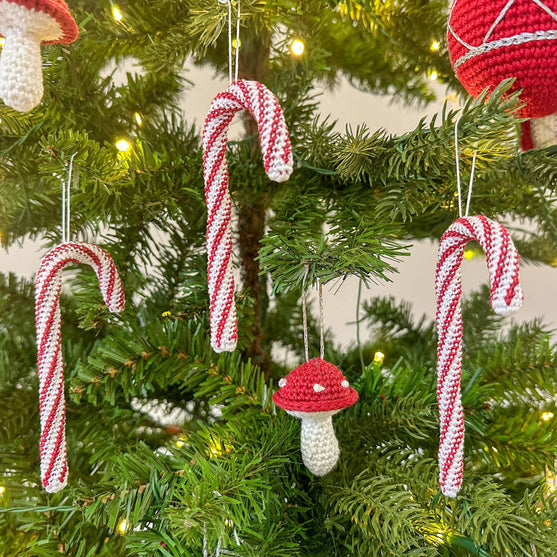 Les cannes en sucre - Décoration de Noël
3