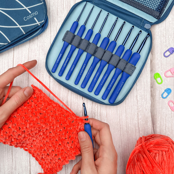 Set de crochets Cosmo - 9 tailles - Indigo - Hobbii
9
