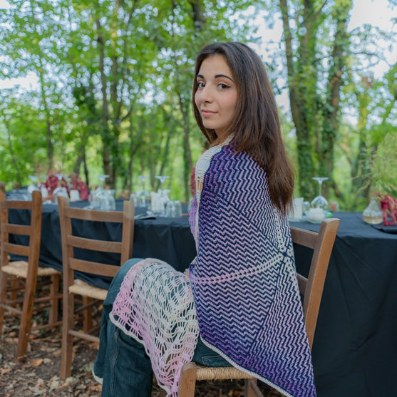 Abstract Allure - Shawl
9