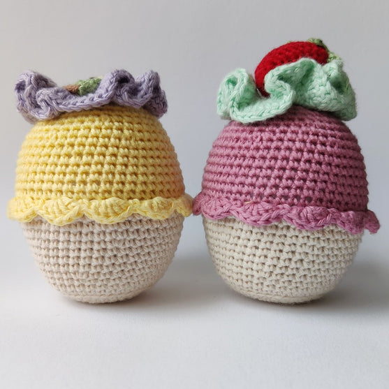 Cupcakes - Jouet au crochet
2