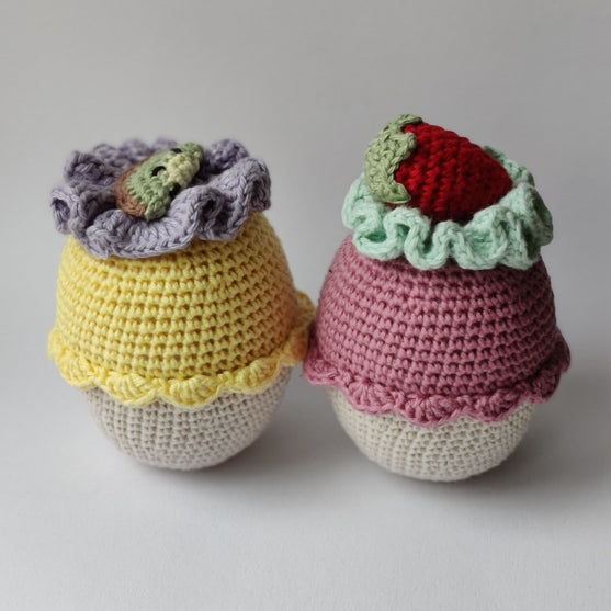 Cupcakes - Jouet au crochet
3