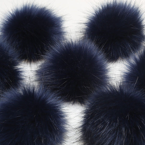 Pompon - Bleu foncé - Go Handmade
2