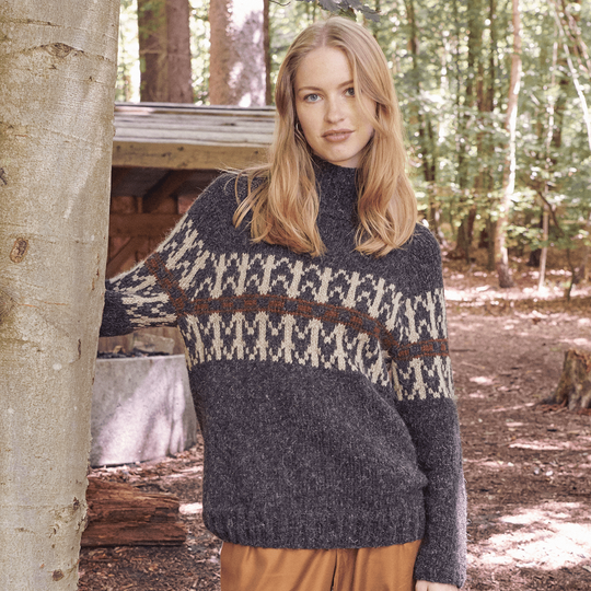 Patterned sweater