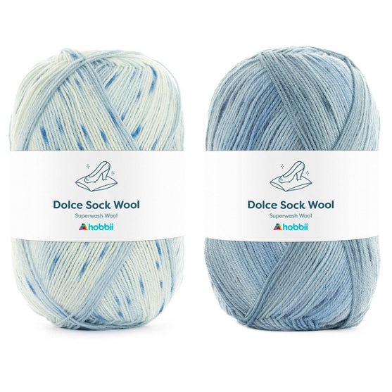 Dolce Sock Wool Dots - Hobbii
1