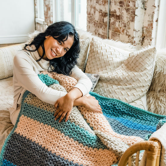 Sherbet Afghan - Blanket
2