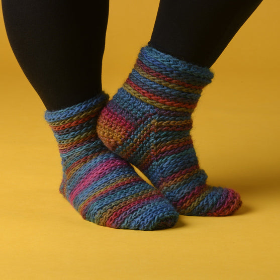 Glomma - Crocheted Socks
1