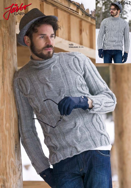 91042 Herretrøje med Store Snoninger