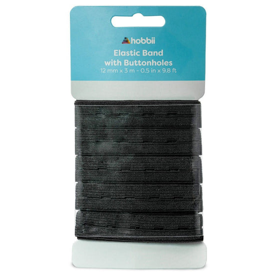 Elastic Band with Buttonholes - Hobbii
4