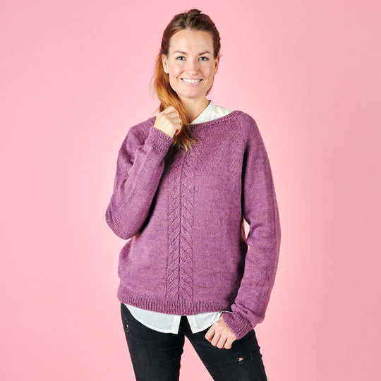 Bodil - Top-down Sweater