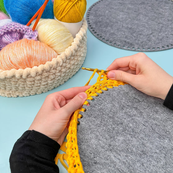 Fond de panier en feutre - Hobbii
5