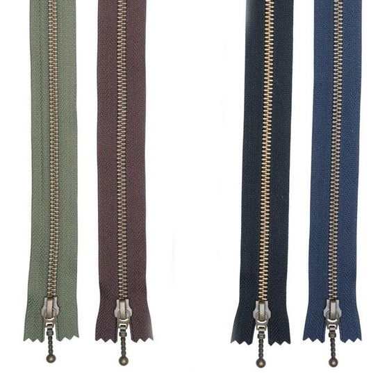 Fermeture éclair - Laiton antique - YKK
3