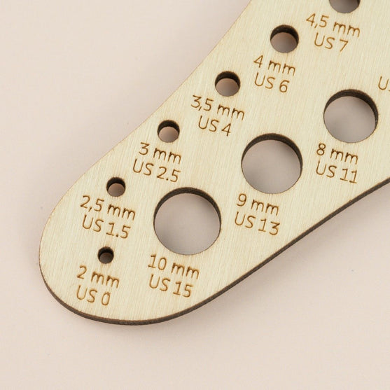 Porte-clés Jauge à aiguilles à tricoter - Chaussette - Hobbii
4