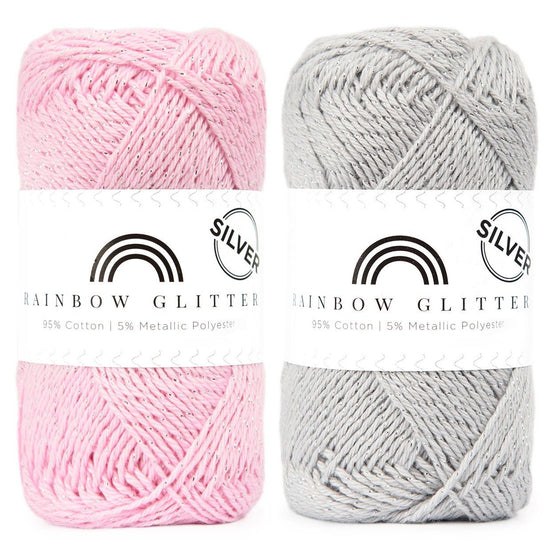 Rainbow 8/4 Glitter Silver - Hobbii
1