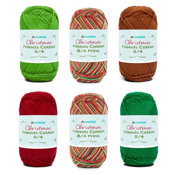 Friends Cotton 8/4 Print Christmas Color Pack (Limited Edition) - Friends
1