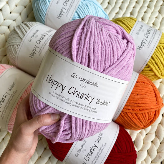 Happy Chunky Double - 50g - Go Handmade
6