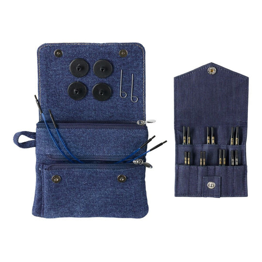 Set di ferri intercambiabili super corti DENIM - KnitPro