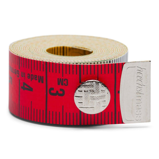 Mètre ruban coloré avec bouton pression, 150 cm
2