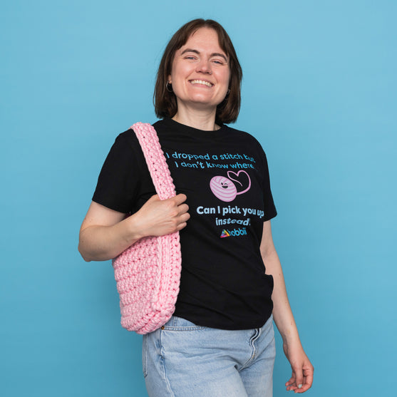 Dropped A Stitch T-shirt - Yarniis (Edition limitée) - Hobbii
5