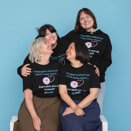 Dropped A Stitch T-shirt - Yarniis (Edition limitée) - Hobbii
8