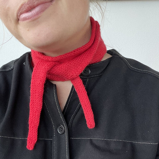 Easy Double Knitted Scarf - Écharpe
2