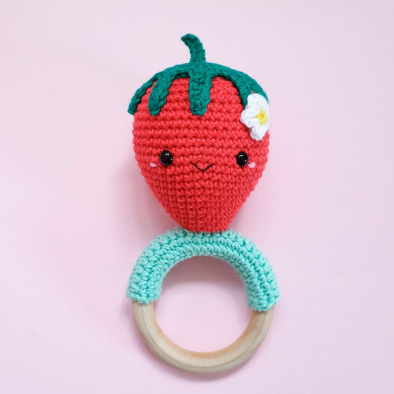 Fraise Kawaii - Hochet
1
