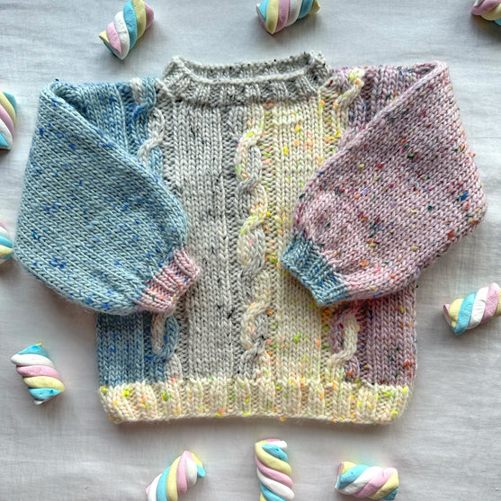 Marshmallow Swirls - Children’s Sweater
4