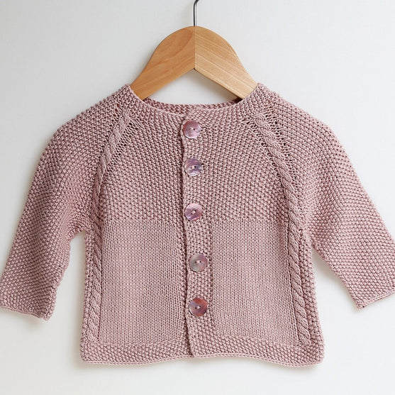 Cardigan Moss Stitch
3