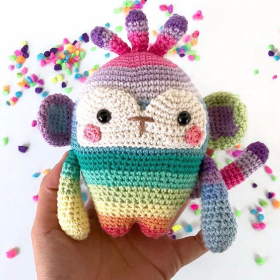 Rainbow Monkey - Amigurumi
2