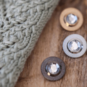 Bouton décoratifs - 17 mm - 4 pcs - Go Handmade
2