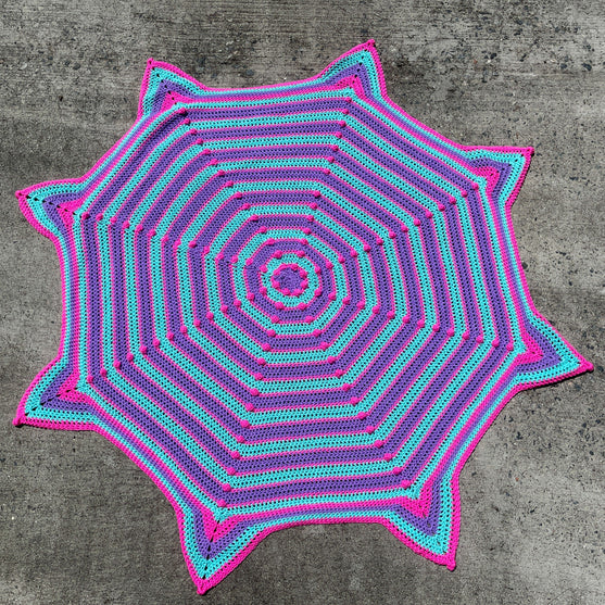 Puff Mandala - Blanket
5