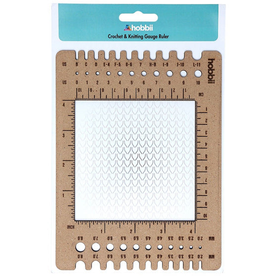 Crochet Hook and Knitting Needle Gauge - Hobbii
2