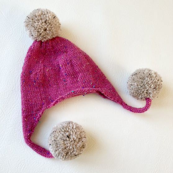 Triple pompom - Bonnet enfant
5
