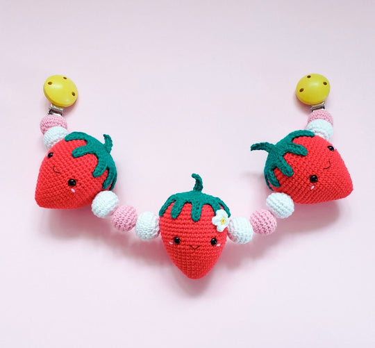 Kawaii Erdbeere - Kinderwagenkette