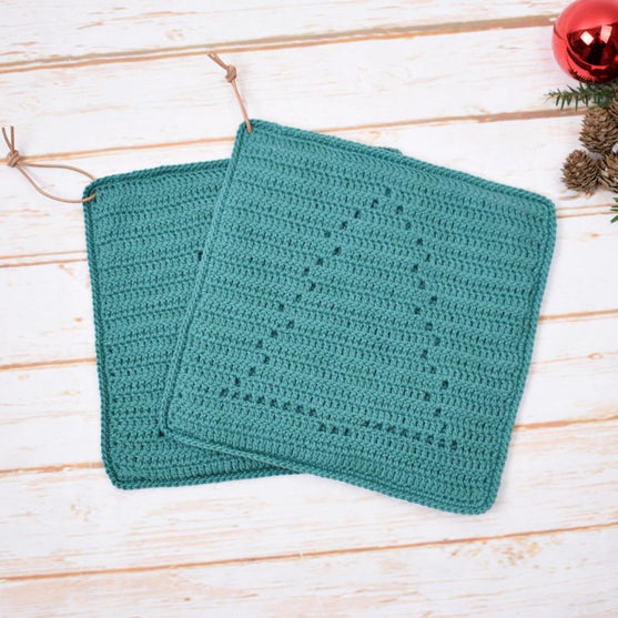 Potholders - Christmas tree
1