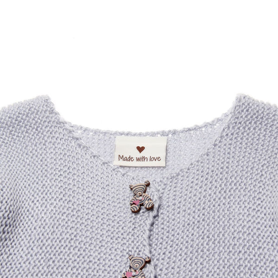 10 Etiquettes - Made with love - 1 Cœur - 3,5 cm - Go Handmade
8