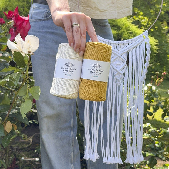 Recycled Cotton Rope (3 mm - 0.11 in) - Hobbii
5