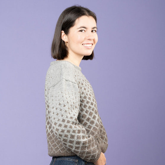 Maggie - Sweater with colorwork
6
