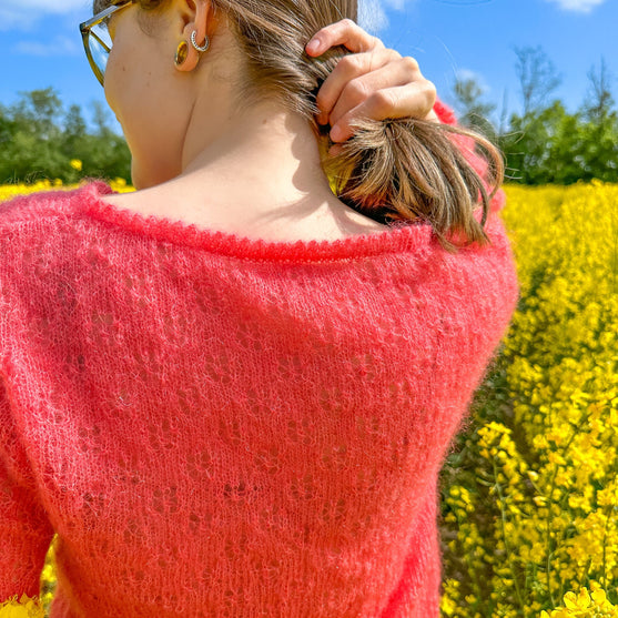 Martha Silk - Pull avec point ajouré
5
