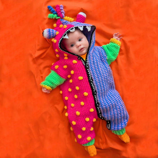 Monster Romper - Halloween Pramsuit
9