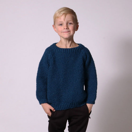 Starlight moss stitch sweater
1