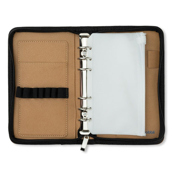 Organiseur en cuir PU avec poches zippées - Hobbii
3