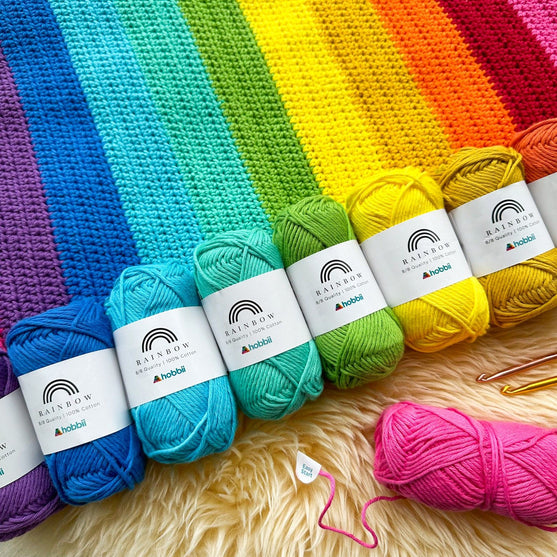 Rainbow Cotton 8/8 - Hobbii
4