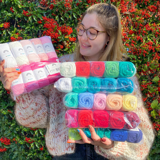 Rainbow Cotton 8/4 Color Pack (11-16) - Hobbii
4