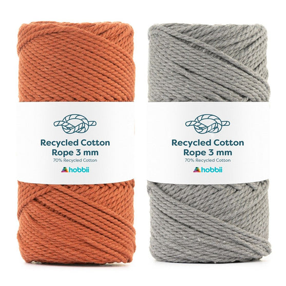 Recycled Cotton Rope (3 mm - 0.11 in) - Hobbii
1