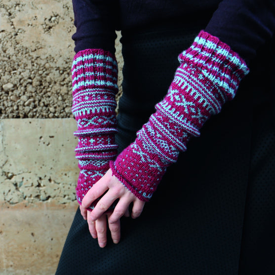 Mitaines en jacquard
3