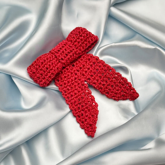 Crochet Bow - Christmas Decoration
4