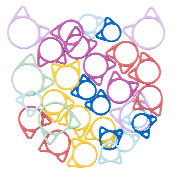 Metal Stitch Markers - Cat - Multi Size - Hobbii
4
