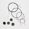 Câble Swivel Thin & Flex - Black - KnitPro
1
