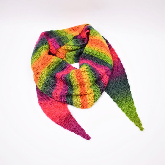 Tip-To-Tip Shawl - Carnival
2